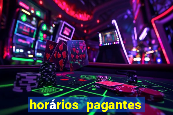 horários pagantes pg soft