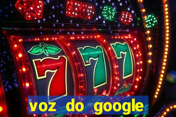 voz do google tradutor homem