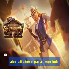 abc alfabeto para imprimir