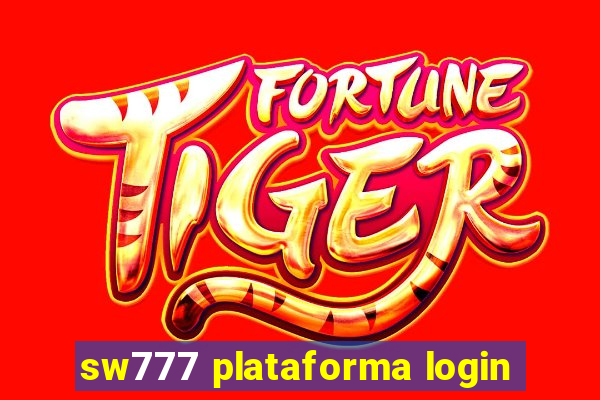 sw777 plataforma login