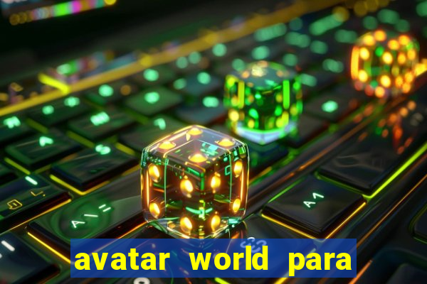 avatar world para colorir e imprimir