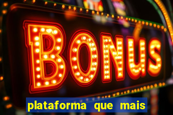 plataforma que mais paga no fortune tiger