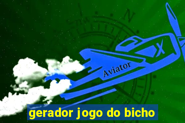 gerador jogo do bicho