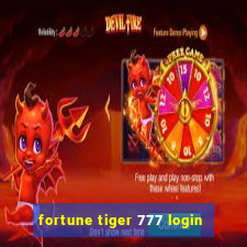 fortune tiger 777 login