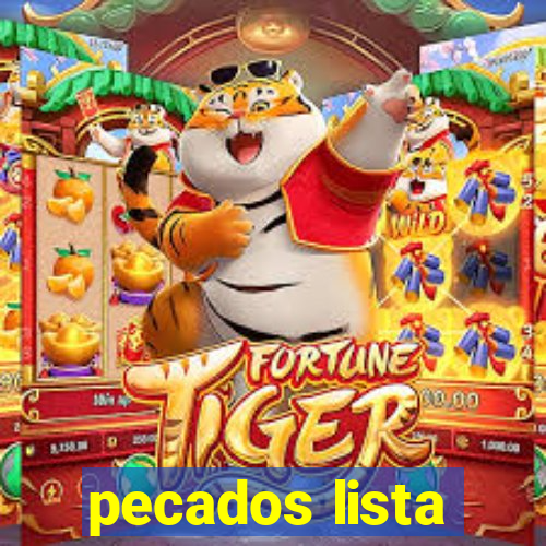 pecados lista